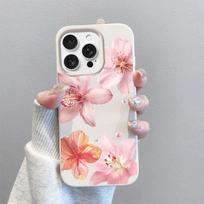 Vintage White Lace Floral Lily Lychee Texture Phone Case for Xiaomi Redmi Note 15 14 13 12 Pro Plus 5G 4G 11 11S 14C 12C 10C A5 Redmi Note 13 4G beige