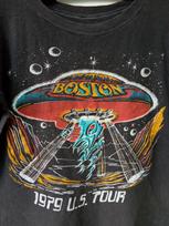 Boston Band US Tour Rock Music 1 Sided Black Unisex Cotton Adult Tee Shirt S brown
