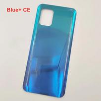 CE Glass For Xiaomi Mi 10 Lite 5G Hard Battery Cover Back Lid Rear Door Housing Panel Shell + Original Adhesive Glue LOGO juoda