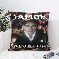 Damon Salvatore Pillowcases Merch Printing Cushion Cover Pillow Covers Bedroom Decoration Zippered Multi-Size 30X30CM