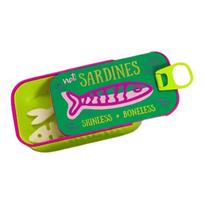 3D Printed Sardine Tin Jewelry Box Multi Functional Fish Bone Jewelry Box  Home Decor Style 4