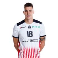 Men's Volleyball Training T-Shirt 25-26 Asseco Resovia Rzeszów Sports Team Gear Comfortable Fit Men's T-Shirts S white