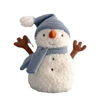 22CM Super Mielas Sammy Sniego Senelis Pliušinis Žaislas Mielas Baltas Su PASIDARYK pats Šalikėliu Kepure Žiemos Sniego Senelis Raminantis Lėlė Siųsti Vaikams Gimtadienio Dovana 22cm gray