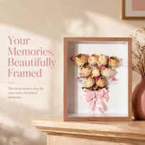 Density Board & Acrylic Shadow Box Frame HD Glass Framed Picture Frame  Flower Pressing