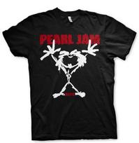 Pearl Jam Ten Logo Eddie Vedder Rock Official Tee T-Shirt Mens Unisex XXXL black