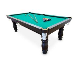 Pulo stalas Elegant 7' pėdų (230x130cm) žalias audinys, su komplektacija