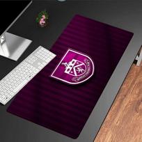 Burnley Football Club Mouse Pad, Rubber Base, Mouse Pad for Gamers and Office Use, Gaming Desk , Easy To Clean Mat Christmas fan gifts 30cmx80cm(11.8x31.5inch)