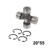 Motorcycle Universal Gimbal Cross Joint Shaft Wear Proof Heavy Duty Suitable for Motocross Racing Off Road ATV UTV Modification 20x55