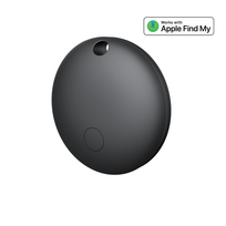 Setty TAG 01 FindMy išmanusis Bluetooth sekiklis su dėklu, juodas