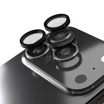 Etteri kameros apsauginis stiklas iPhone 17 Pro / 17 Pro Max, juodas