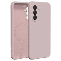 Etteri Silicone Mag dėklas telefonui Samsung Galaxy A37 5G, šviesiai rožinis