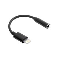 Maxlife garso adapteris MXJL-02 3,5 mm lizdas į Lightning, juodas