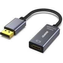 BENFEI aktyvus DisplayPort į HDMI adapteris 4K 60Hz pilkas