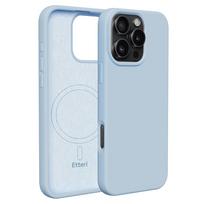 Dėklas Etteri Silicone Mag, skirtas iPhone 16 Pro Max 6,9", šviesiai mėlynas