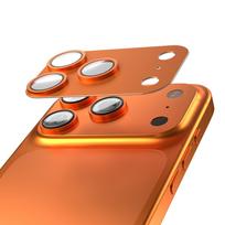 Etteri kameros apsauginis stiklas, skirtas iPhone 17 Pro, oranžinis