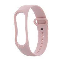 Silikoninis dirželis Xiaomi Mi Band 5 / 6, pudros rožinė
