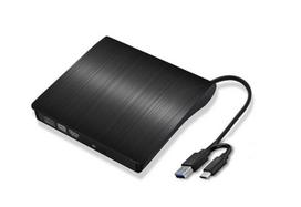 Optinis įrenginys Juodas USB 3.0 DVD įrašymo įrenginys, išorinis