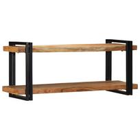 Sieninė lentyna, 110x33x45cm, akacijos medienos masyvas