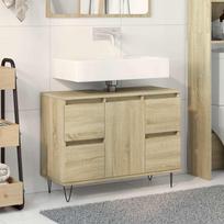 Vonios kambario spintelė, sonoma ąžuolo, 80x33x60cm, mediena