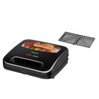 ARDESTO sumuštinių keptuvė SM-H110BSN, 700W, 1 plokštė sumuštiniams, korpusas – plastikas, juoda