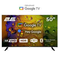 2E televizorius 50″ LED 4K 60Hz Smart Google TV juodas
