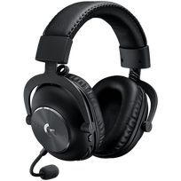 Logitech G PRO X + Stand Laidinės žaidimų ausinės, Juoda|991-000358