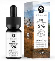 Hemnia CBD aliejus šunims 5 %, 500 mg, 10 ml