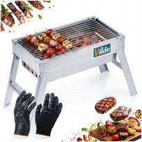 Sulankstomas nešiojamas anglinis grilis Vilde, sodo ir iškylų, 46 cm