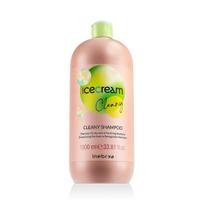 Inebrya Ice Cream Cleany Shampoo Plaukų šampūnas 1000 ml Viršutinis nagų lako sluoksnis