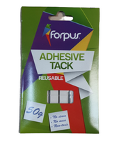 Lipni guma Forpus, 50g. balta