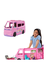 Barbie - Dream Camper Playset With Roof Tent, Bbq Grill With Color-Change Feature & 60+ Accessories - Žaidimų rinkiniai - Marga / raštuota