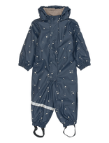 Mikk-line - Pu Aop Rain Suit With Fleece - Apsauginis kombinezonas nuo lietaus - Tamsiai mėlyna