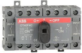 Abb Ot40f4c 40a 4p I-0-ii Jungiklis, Montavimas ant Din bėgelio/plokštės