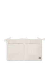 Jollein - Playpen Storage Bag Organizer - Cloudy Rib - Sandėliavimo krepšys - Kreminė spalva