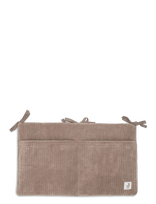 Jollein - Playpen Storage Bag Organizer - Cloudy Rib - Sandėliavimo krepšys - Ruda