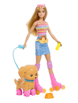 Barbie - Barbie Skate And Run Pup Doll And Accessories - Lėlė - Marga / raštuota