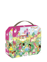 Janod - Janod - Princesses Puzzle - 36 Pcs - Dėlionė - Marga / raštuota