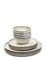 Serax - Startset 12 Pcs White Inku - Stalo serviravimo rinkinys - Kreminė spalva