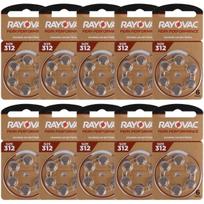 Elementai Rayovac Peak Performance klausos aparatams 312 / PR41 60vnt.