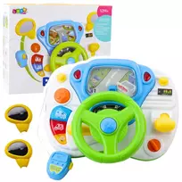 LEAN TOYS Driving Simulator mokomasis vairas su garsais ir šviesomis