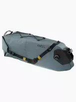 EVOC Seat Pack Boa WP 16 Steel - vandeniui atsparus dviračio balnelio krepšys, 16L