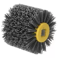 DEDRA DED79334G nailoninis abrazyvinis šepetys satininiam apdailos mašinoms, 120 x 100 mm, grūdėtumas 400