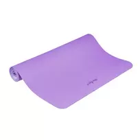 REBEL ACTIVE TPE mankštos kilimėlis 200x115x1 cm violetinis – neslystantis jogos, pilateso ir fitneso kilimėlis su nešiojimo dirželiu