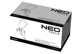 NEO Tools 14-700 Oro pūtimo pistoletas su 1/4 colio greitąja jungtimi, 10 bar, aliuminio korpusas, plieninis antgalis