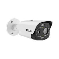 BCS šiluminė ir optinė IP kamera BCS-L-TIP242FR3L3-THT-Ai1(0403) – 256x192 šiluminė, 2MP matoma, AI gaisro aptikimas, IP67, PoE
