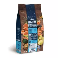 POLARIS Puppy sausas šunų ėdalas su lašiša ir kalakutiena, be grūdų, 12 kg maišas