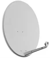 CORAB AS-80-PRO 80 cm offsetinė palydovinė antena, cinkuotas plienas, šviesiai pilka
