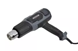 HOOZAR 2000W karšto oro pistoletas su reguliuojama temperatūra, LCD ekranu, 4 antgaliais ir dėklu