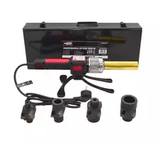 AWTOOLS 1200W vamzdžių suvirinimo aparatas PVC PP PE PB PPR vamzdžiams, 16-32mm, 4 poros antgalių, reguliuojamas termostatas, metalinis korpusas