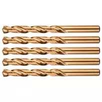 NEO TOOLS HSS-Co 10,5 mm kobalto grąžtų rinkinys metalo gręžimui, 5 vnt.